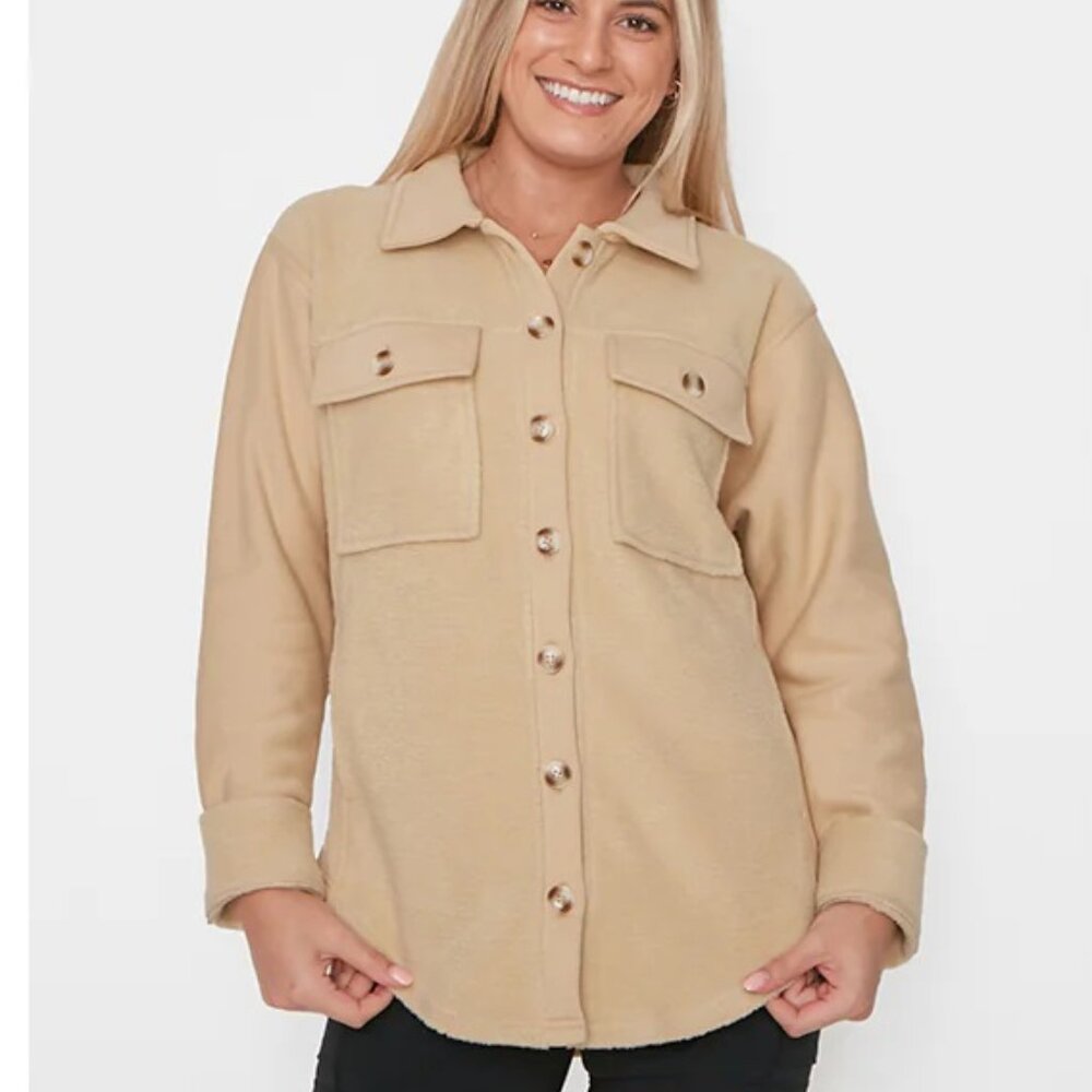 Senita Rin Warm Fleece Shacket